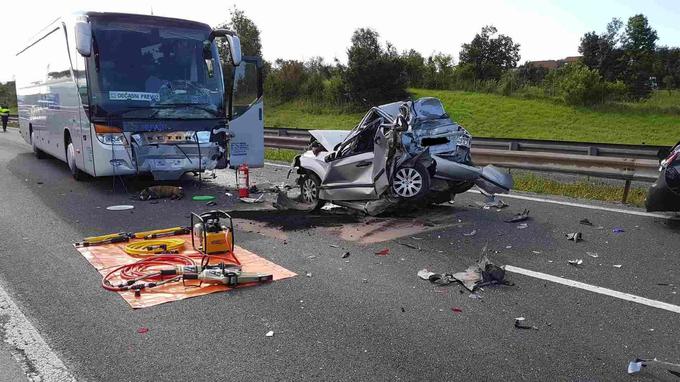 prometna nesreča | Foto: PU Koper
