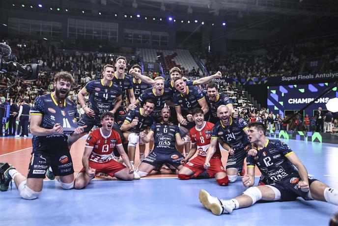 Jan Kozamernik s Trentinom na evropskem klubskem prestolu!