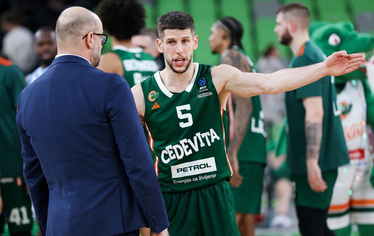 Cedevita Olimpija : Turk Telekom | Cedevita Olimpija je izgubila v Hamburgu. | Foto Aleš Fevžer