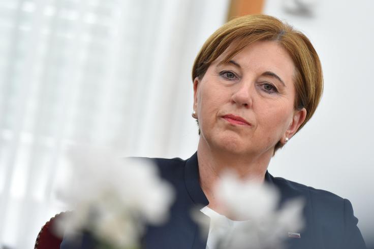 Predsednica NSi je namignila, da bi utegnila vstopiti v dirko za predsedniško mesto. | Foto: STA ,