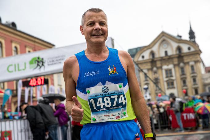 Matjaž Vrhunc je eden tistih, ki so sodelovali na prav vseh 23. izvedbah ljubljanskega maratona. | Foto: Sportida