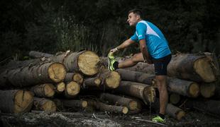 Špele in Mitja treningi v slabem vremenu niso vrgli s tira