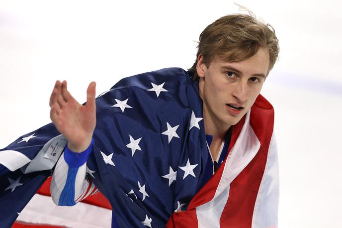 Jordan Stolz | Jordan Stolz je osvojil še drugi olimpijski naslov. | Foto Reuters