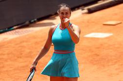 Sabalenka ne ve, kako se ji je v prvem nizu uspelo rešiti