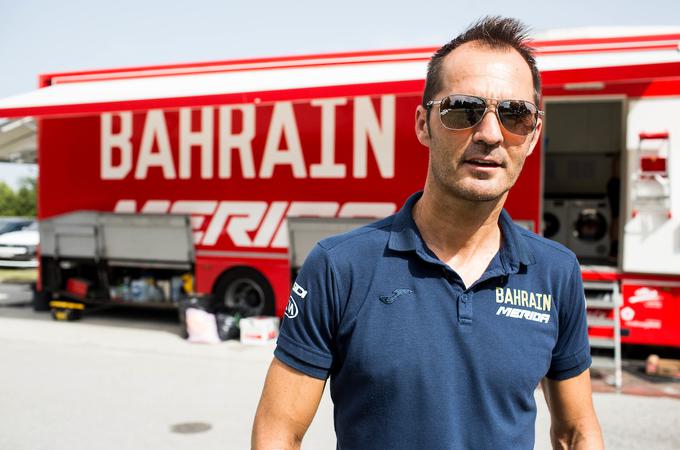 Gorazd Štangelj, športni direktor pri ekipi Bahrain-Victorious.  | Foto: Vid Ponikvar