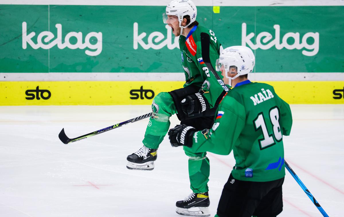 VSV Beljak HK SŽ Olimpija | Hokejisti Olimpije so končnico odprli z zmago. | Foto Guliverimage