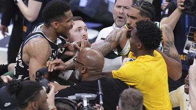 Indiana in Boston napredovala, Giannis Antetokounmpo obračunal z očetom Haliburtona