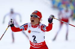 Johaugovi zlato v skiatlonu, Slovenki povprečno