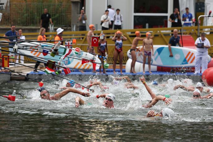 daljsinsko plavanje EP | Tekma v daljinskem plavanju v Parizu. | Foto Reuters