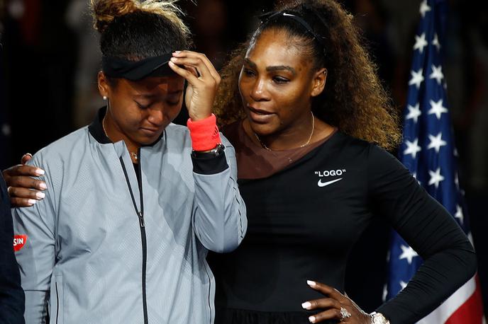 Naomi Osaka | Naomi Osaka je pri prvi zmagi na turnirju za grand slam (OP ZDA) doživela bridko izkušnjo, ko jo je ameriško občinstvo izžvižgalo. | Foto Gulliver/Getty Images