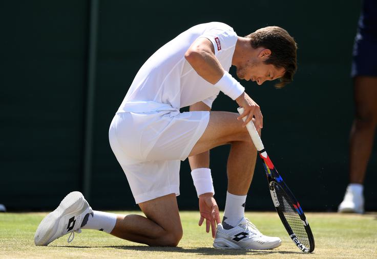 Aljaž Bedene se je letos v Wimbledonu prebil do drugega kroga. | Foto: Reuters