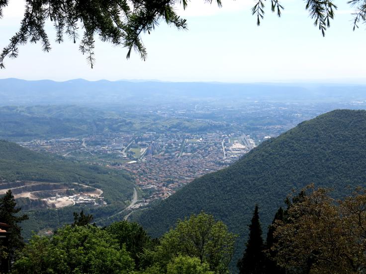 Pogled na Solkan in Novo Gorico | Foto: Nina Vogrin