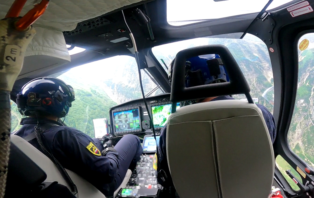 reševanje, gore, letalska policija, LPE GPU | Foto Letalska policijska enota GPU