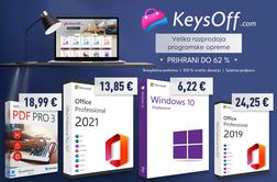 Posebna ponudba: originalen Windows, MS Office in še več že za 6 evrov
