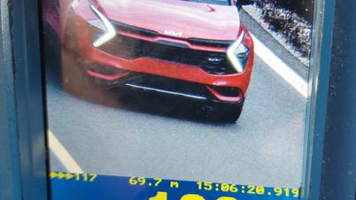 Voznik začetnik storil hud prekršek