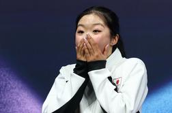 17-letna japonska umetnostna drsalka najboljša v kratkem programu