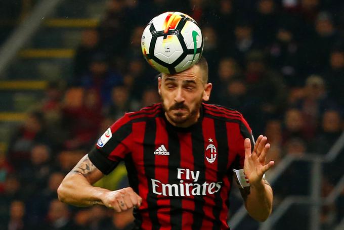 Vse kaže, da bo Leonardo Bonucci v Milanu zdržal le eno leto. | Foto: Reuters