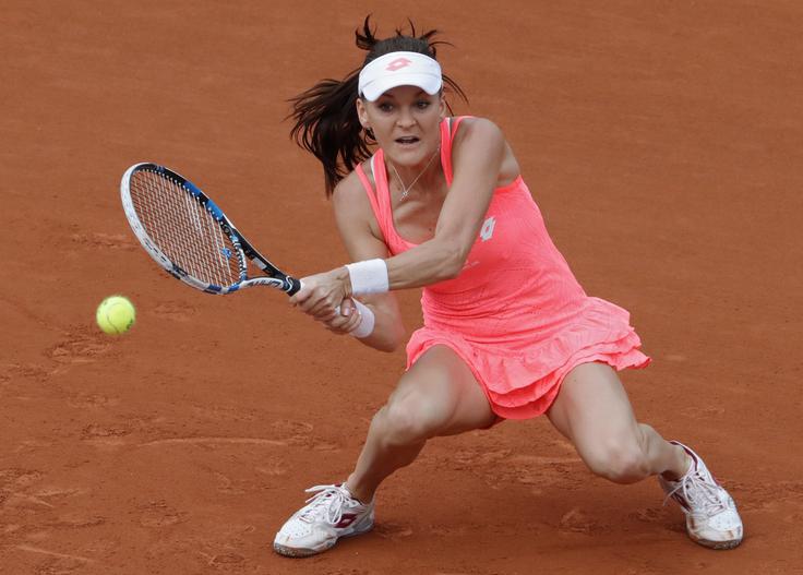 Agnieszka Radwanska je izločila krvnico Polone Hercog. | Foto: Reuters