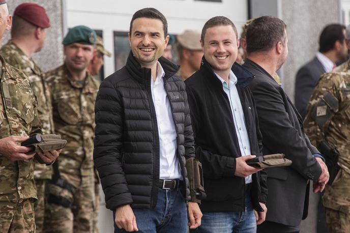 Žan Mahnič, Matej Tonin | Tonin je kot predsednik Knovsa izdal odredbo za nadzor na obveščevalno-varnostni službi ministrstva za obrambo, Mahnič pa je ta nadzor opravil.  | Foto STA