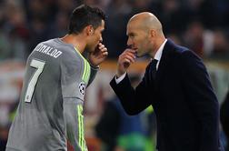 Kapetan Reala nezadovoljen, Zidane podprl Ronalda