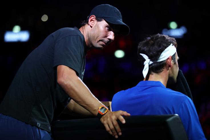 Roger Federer in Rafael Nadal. Bosta kmalu postavila nov rekord? | Foto: Gulliver/Getty Images