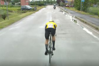 Roglič dobro opravil s kronometrom, njegov največji konkurent zapušča Giro #video