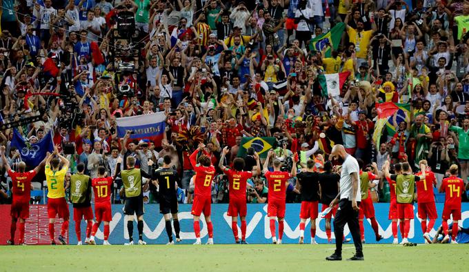 Henry po zmagi Belgije nad Brazilijo ni pretirano proslavljal uspeha. Je že razmišljal o polfinalu proti Franciji? | Foto: Reuters