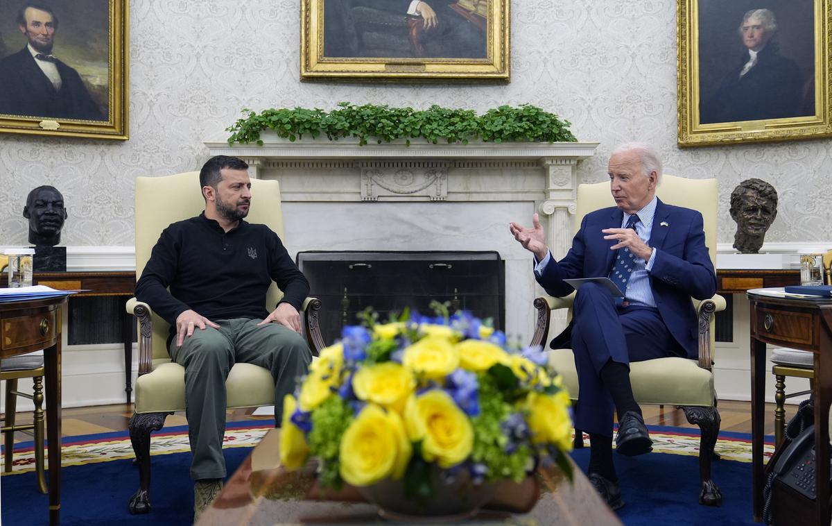 Joe Biden in Volodimir Zelenski | Foto Guliverimage