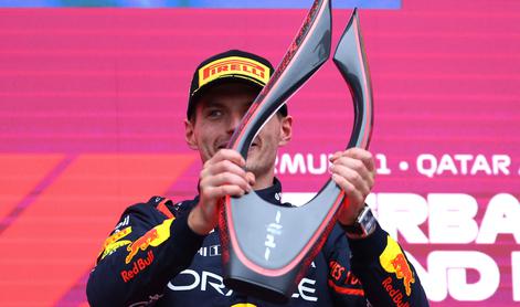 Verstappen zmagovalec Bakuja, Piastri končal v ogradi