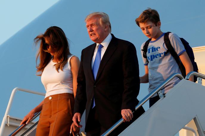 Melania Trump, Donald Trump, barron Trump | Foto Reuters