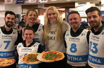 Lindsey Vonn je v Cortini dobila pico s svojim imenom