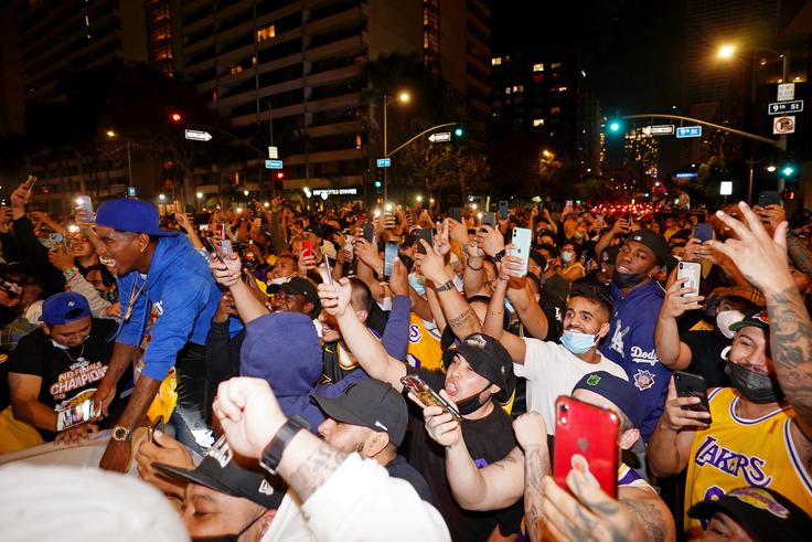 LA lakers navijači | Foto: Reuters