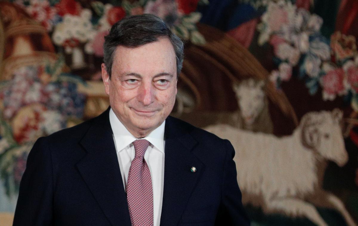 Mario Draghi | Mattarella je sprejel Draghijev odstop.  | Foto Reuters