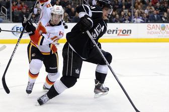 Kralji znova boljši od Calgaryja, Kopitar se ni vpisal v statistiko