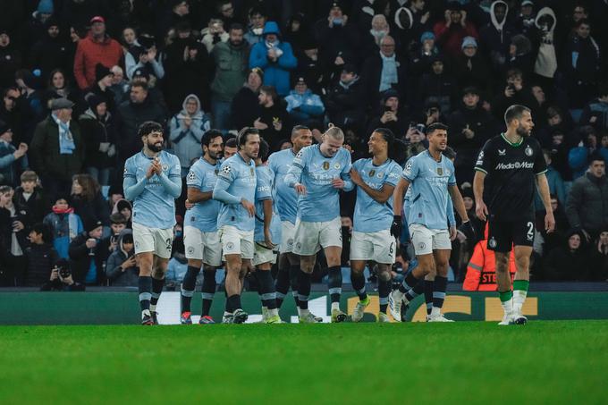 Sprva je šlo Manchester Cityju v torek kot po maslu. Proti nizozemskemu prvaku Feyenoordu so vodili že s 3:0 in prevladovali na igrišču. | Foto: Guliverimage