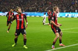 Nadaljevanje strelskega šova Kana? Eintracht in Hoffenheim izkoristila spodrsljaj Leipziga.