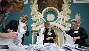 V Rusiji po prvih preštetih glasovih v jasnem vodstvu Enotna Rusija