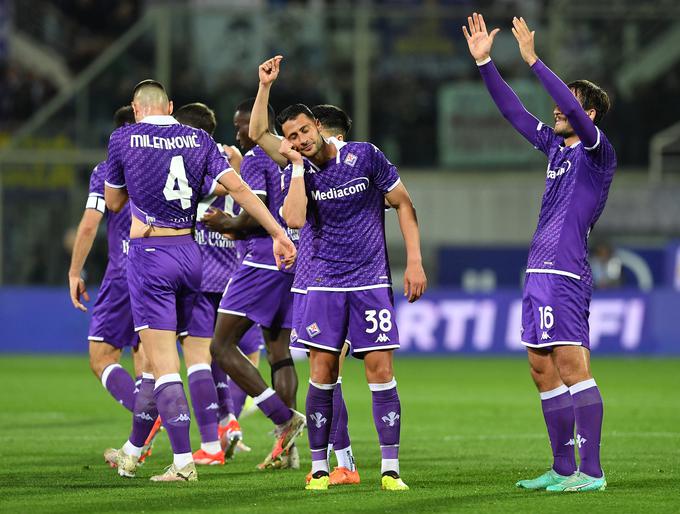 Fiorentina si je proti Atalanti priigrala prednost z 1:0. | Foto: Reuters