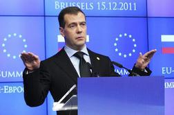 Medvedjev: Rusija je pripravljena pomagati območju evra