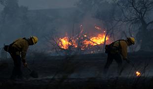 Kalifornijski požar tretji največji v zgodovini države