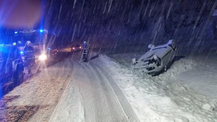Prometna nesreča v Bohinju | Foto: Prostovoljno gasilsko društvo Bled