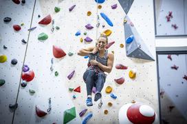 Janja Garnbret Plezalni center Slovenska Bistrica