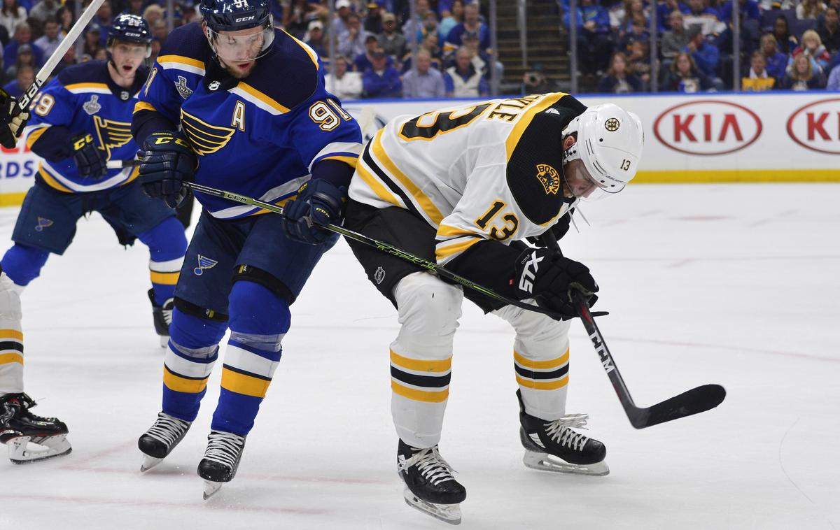 St. Louis Blues Boston Bruins | Hokejisti St. Louis Blues bi z zmago osvojili premierni Stanleyjev pokal v zgodovini franšize. | Foto Reuters