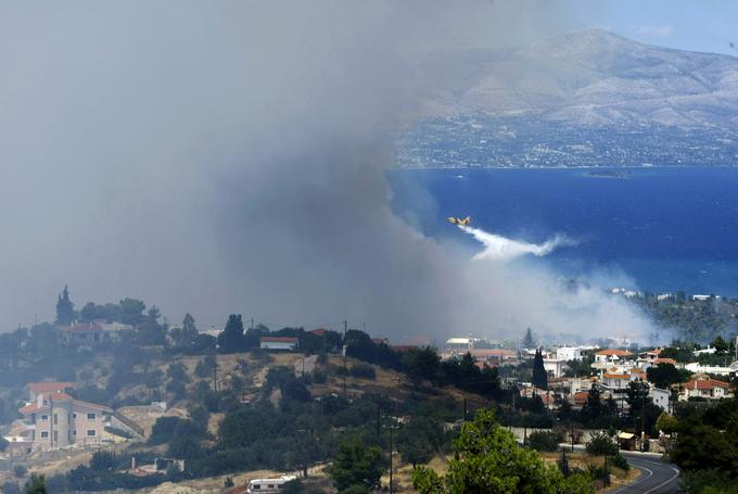 Grčija, požar | Foto: Reuters