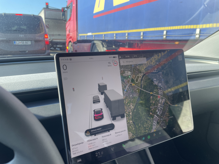Prikaz prometa in okolice ceste zdaj tudi v 3D.
 | Foto: Gregor Pavšič
