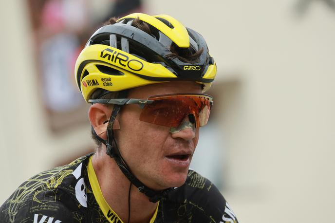 Sepp Kuss, TdF26 | Sepp Kuss je v cilj kraljevske etape prišel popolnoma izčrpan.  | Foto Reuters