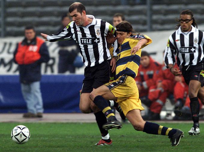 Zinedine Zidane je v dresu Juventusa igral med letoma 1996 in 2001. | Foto: Reuters
