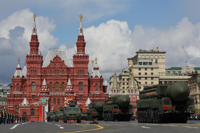 ruska vojska rusija moskva | Rusijo očitno skrbi, da bo Moskva tarča ukrajinskih napadov med vojaško parado 9. maja. | Foto Reuters