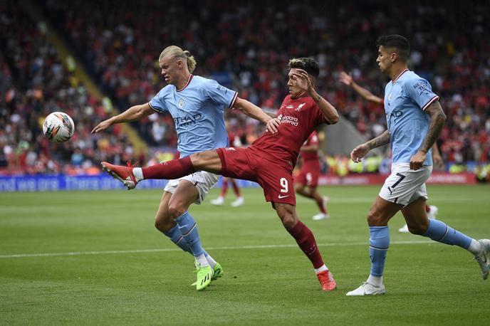Manchester City Haaland | Prejšnji konec tedna je superpokalno lovoriko osvojil Liverpool, ki je Manchester City premagal s 3:1. | Foto Reuters