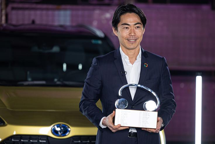 Slovenski avto leta 2022 Kensuke Cučija, predsednik družbe Toyota Adria | Foto: WRC Croatia